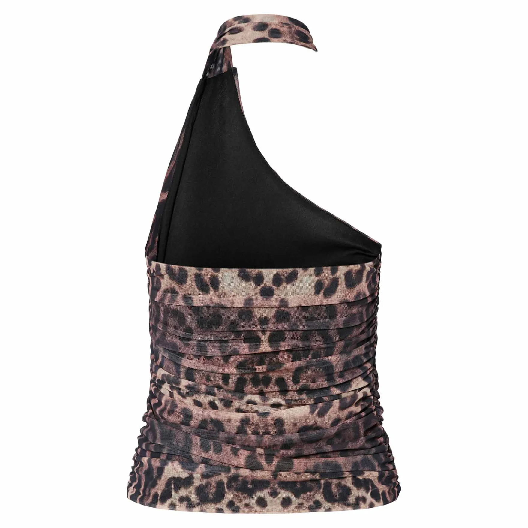 Pcnalle sl halterneck mesh top