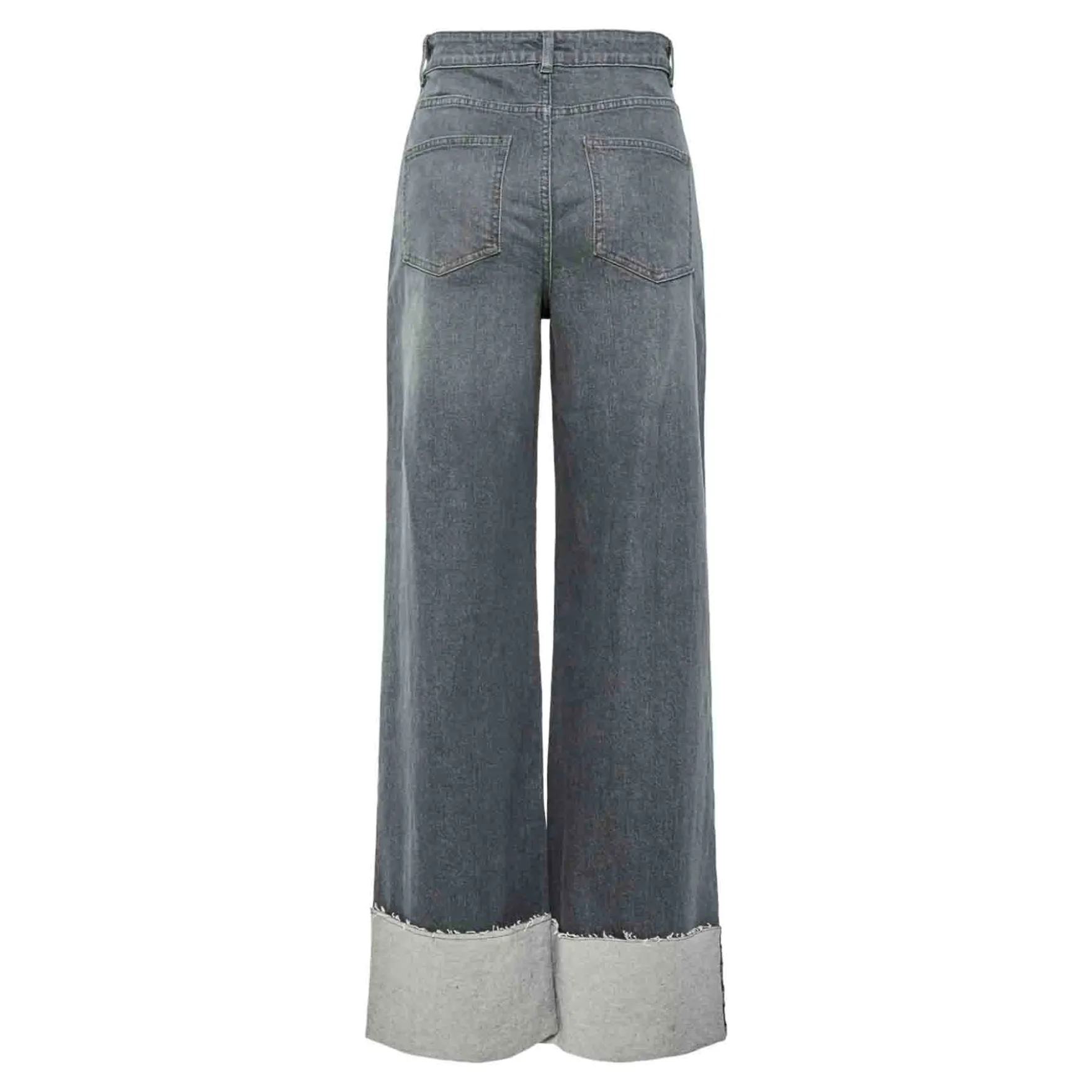 Pcpil hw straight fold up jeans