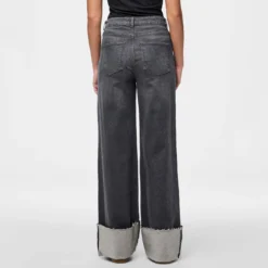 Pcpil hw straight fold up jeans