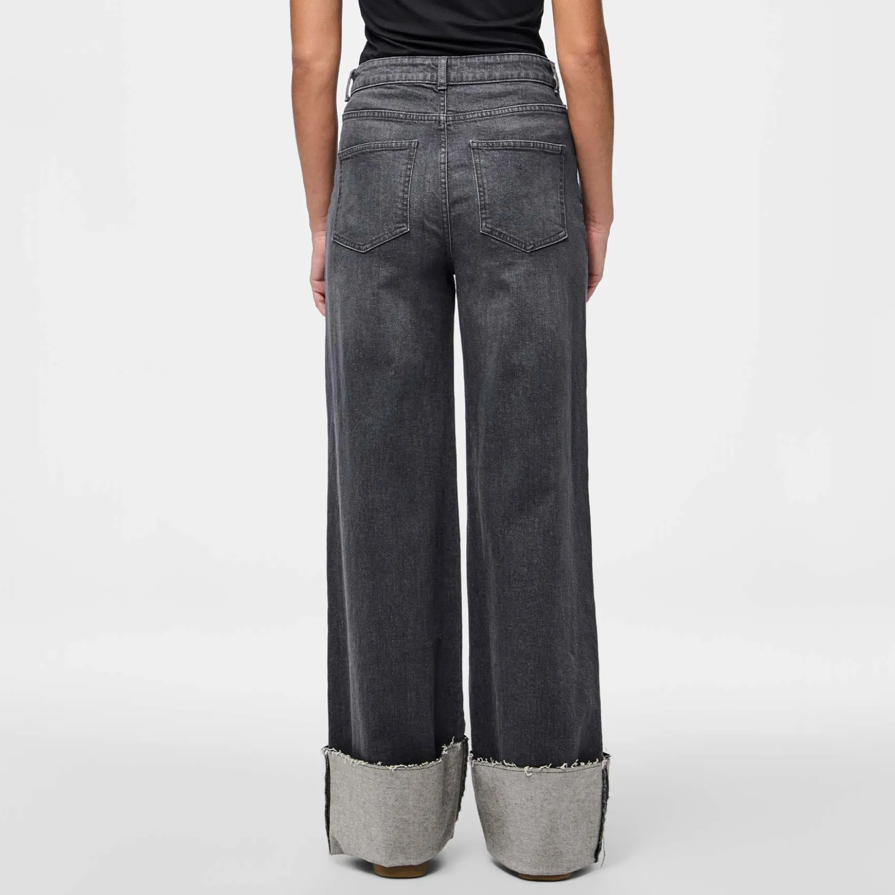 Pcpil hw straight fold up jeans