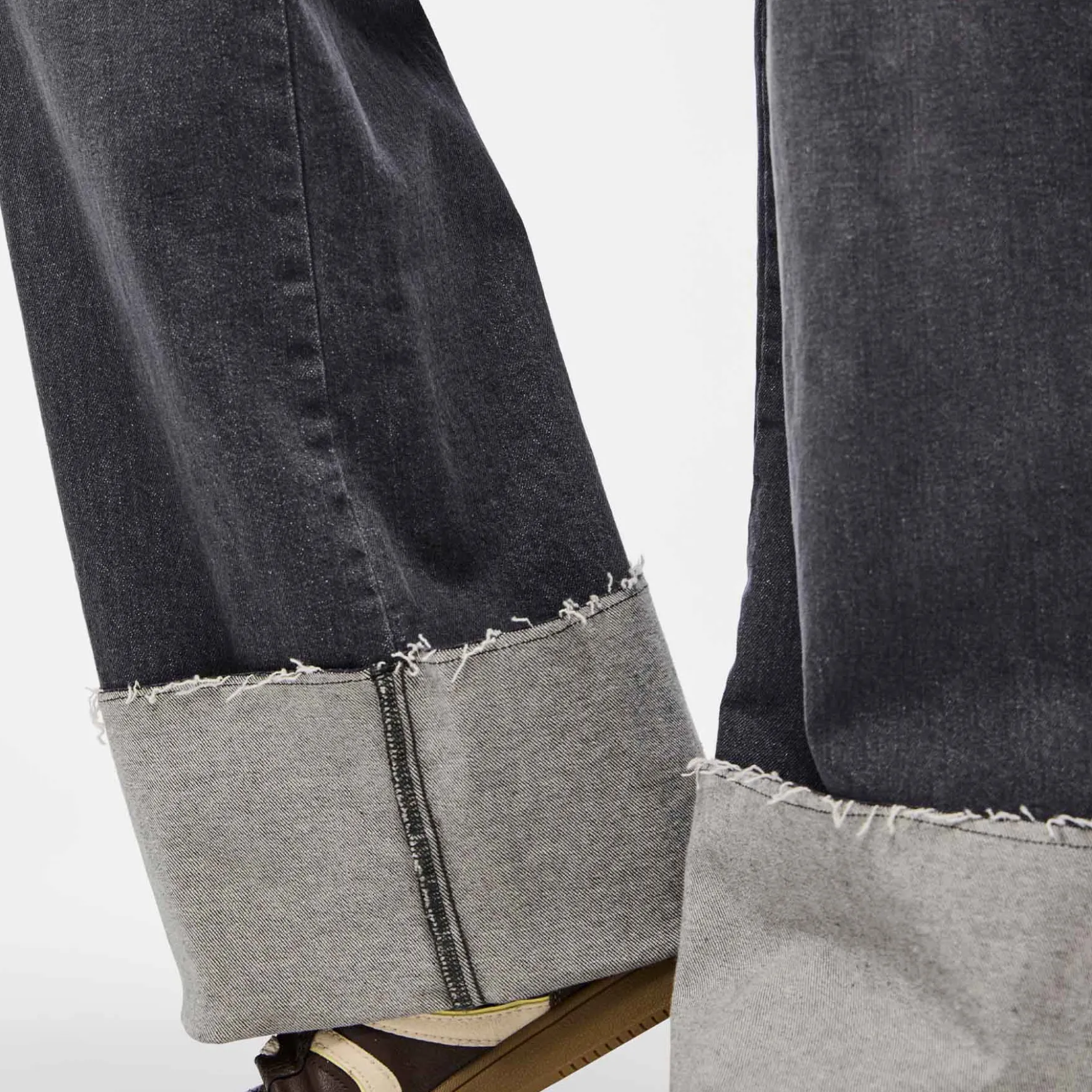 Pcpil hw straight fold up jeans