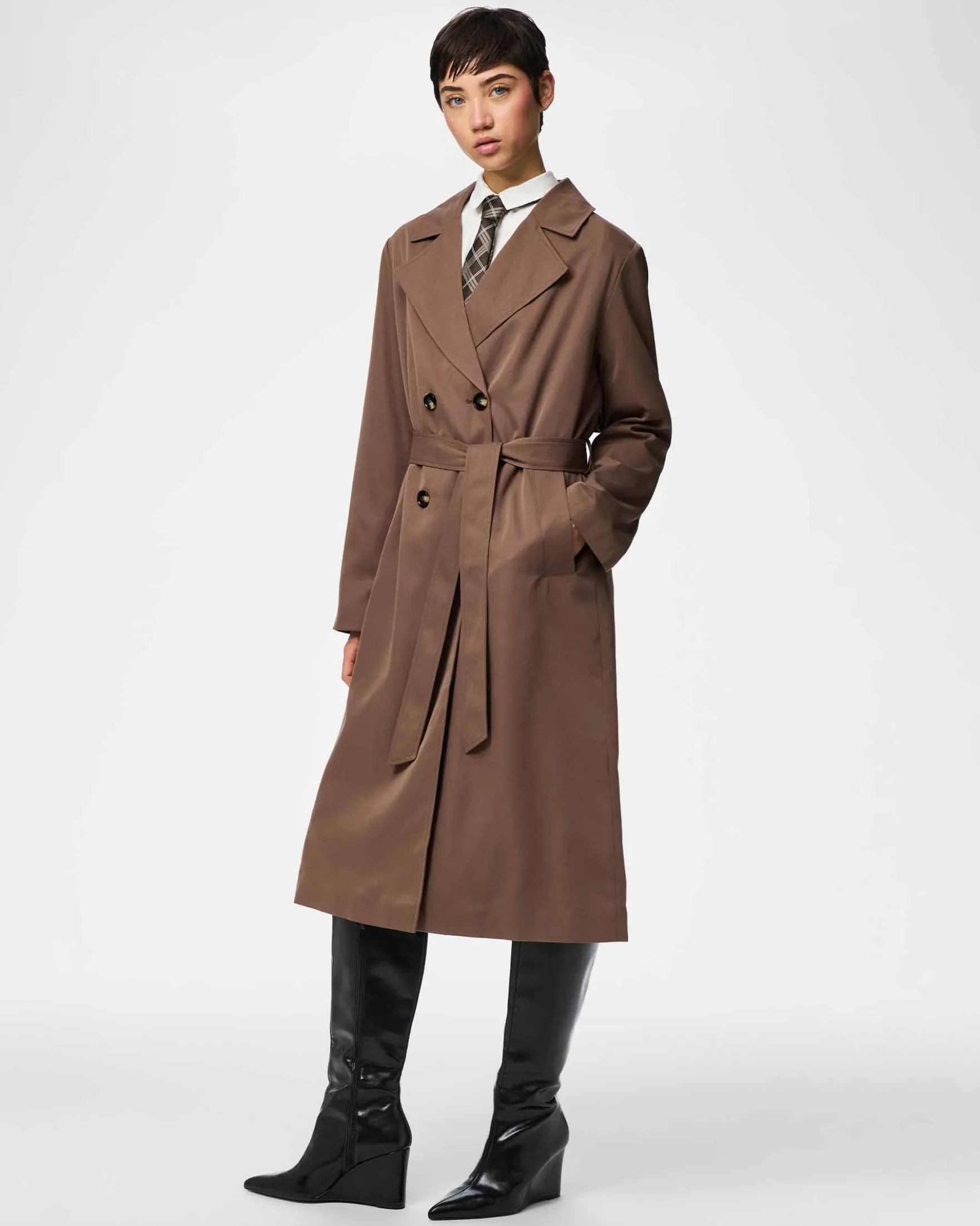 PCSCARLETT LS TRENCHCOAT