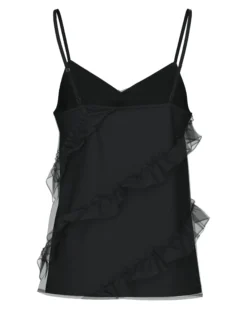 PCTWIRL FRILL STRAP TOP