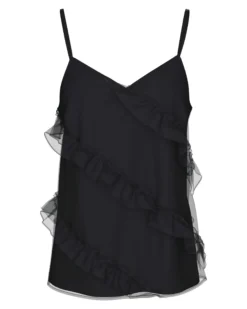 PCTWIRL FRILL STRAP TOP