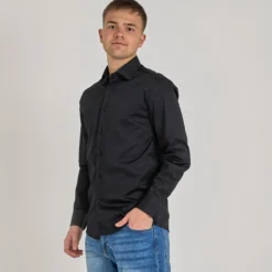 Poplin stretch shirt
