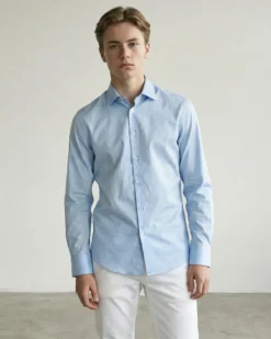 Poplin stretch shirt