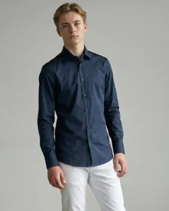 Poplin stretch shirt