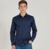 Poplin stretch shirt