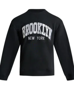Printed Boxy Crew