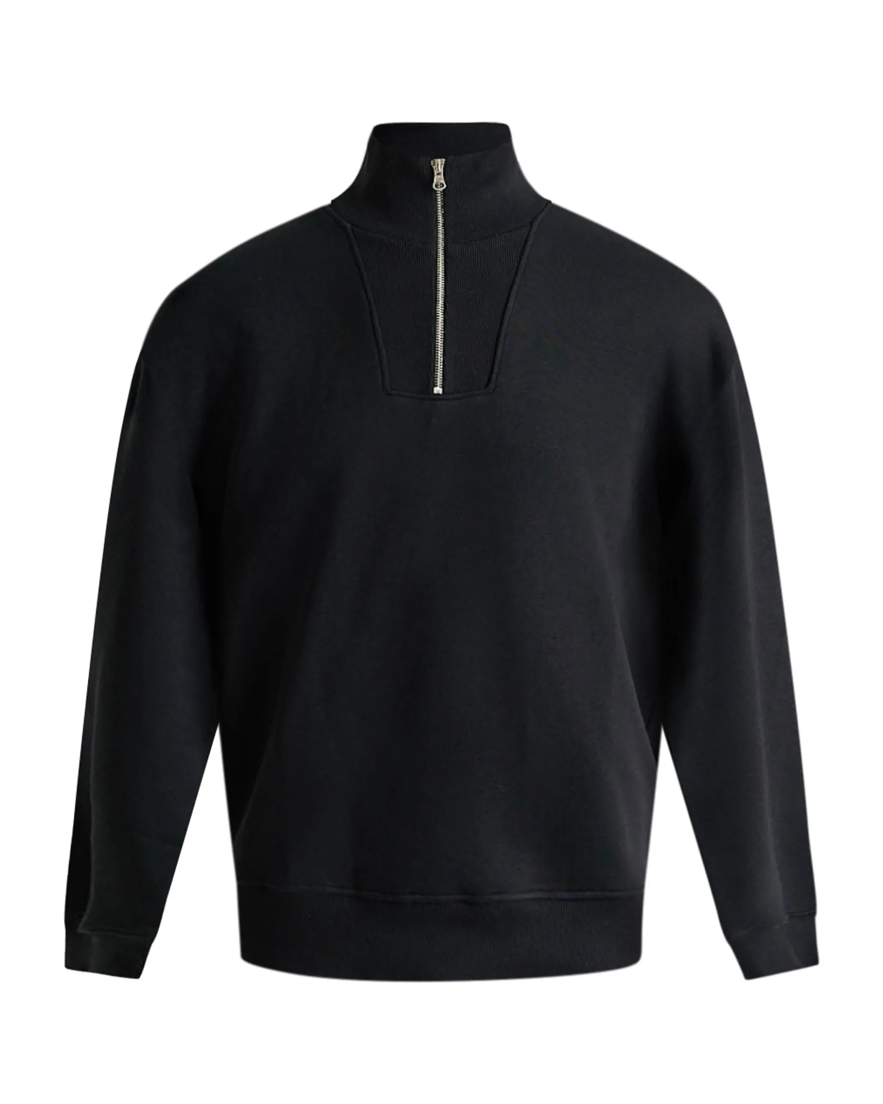 Printed Boxy Half Zip