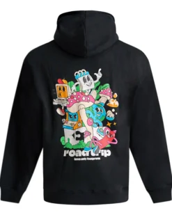 Printed Boxy Hood