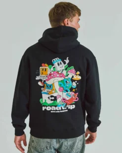 Printed Boxy Hood