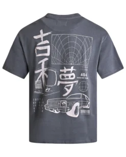 Printed dyed tee