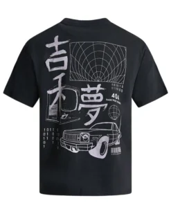 Printed dyed tee