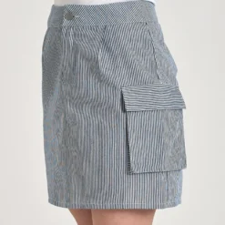 Purcasso pinstripe skirt