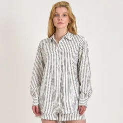 Purcathrine stripe shirt