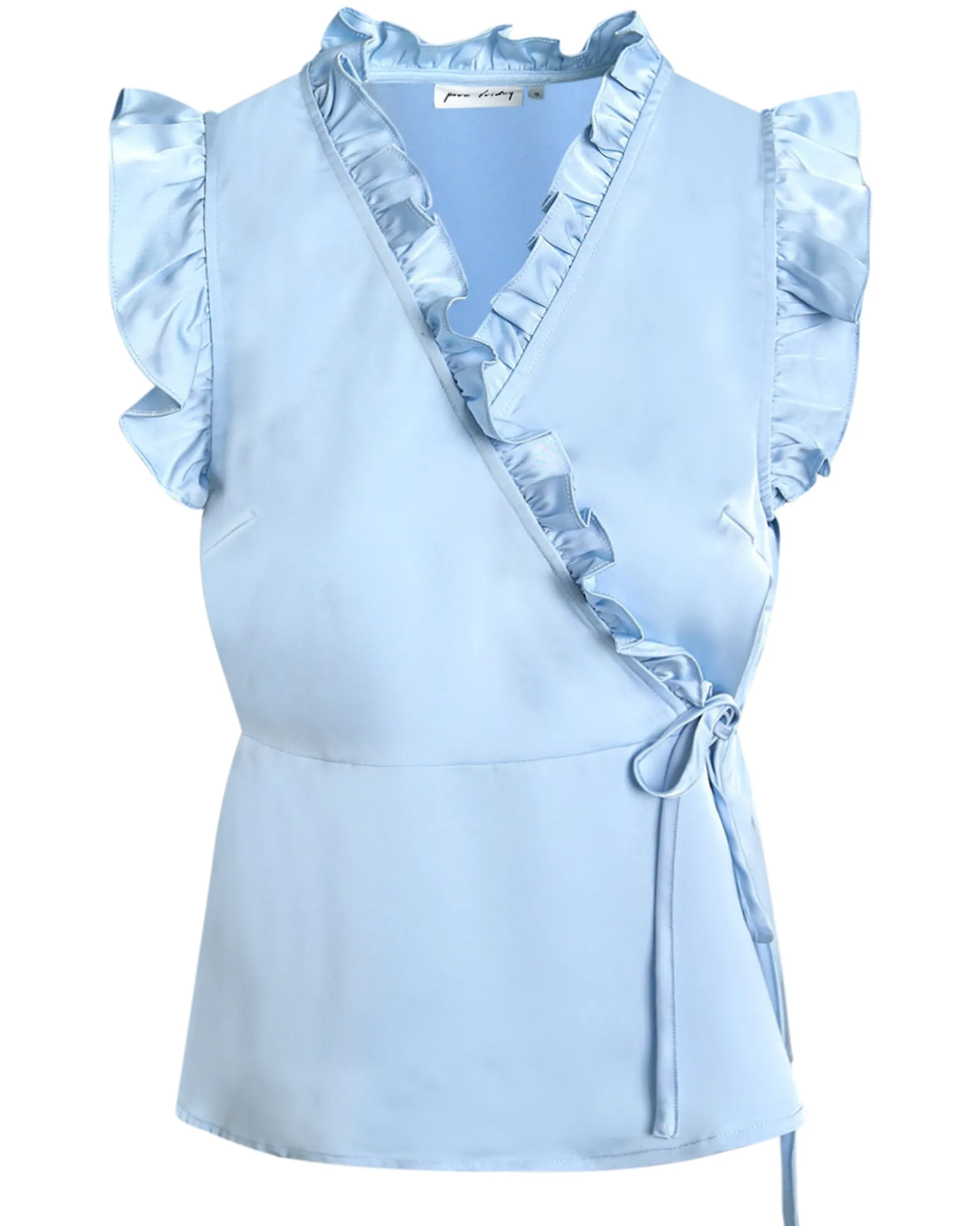 Purjuly satin top