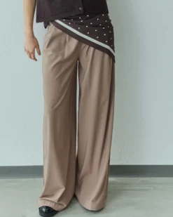 Purlazanna pleat pants