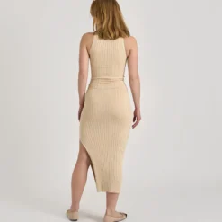 Purtula high neck dress