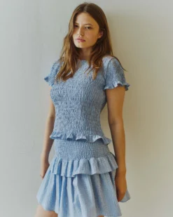 Sallie small check skirt