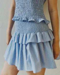 Sallie small check skirt