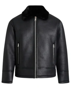 Santiago bonded faux jacket