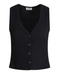 Sara crepe vest
