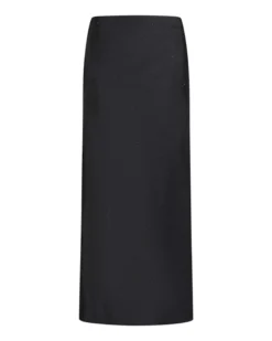 Valery stone satin skirt