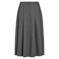 Viabina hw pleated midi skirt