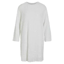 Viaria o-neck open back dress