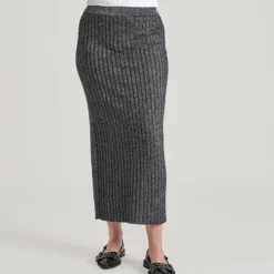 Vibella glitter knit skirt