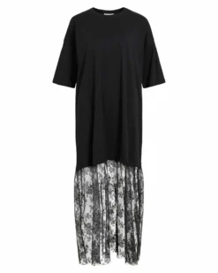 VIKATA S/S OVERSIZE LACE DRESS