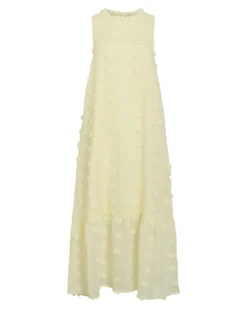 VIPALMA S/L O-NECK ANKLE DRESS
