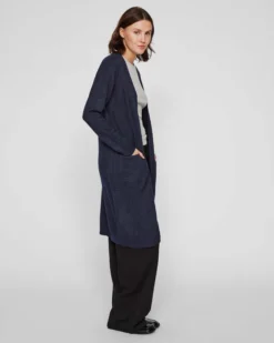 Viril long knit cardigan