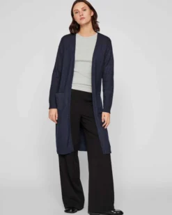 Viril long knit cardigan